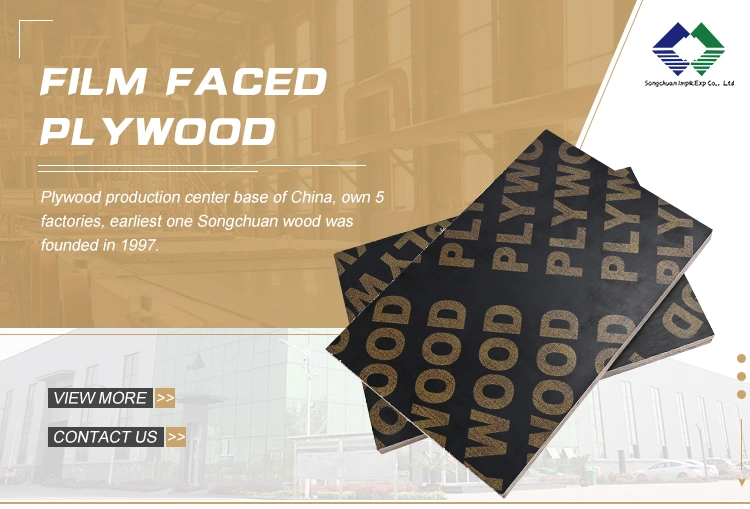 CE E1 Glue HPL Poplar Film Faced Plywood From Linyi