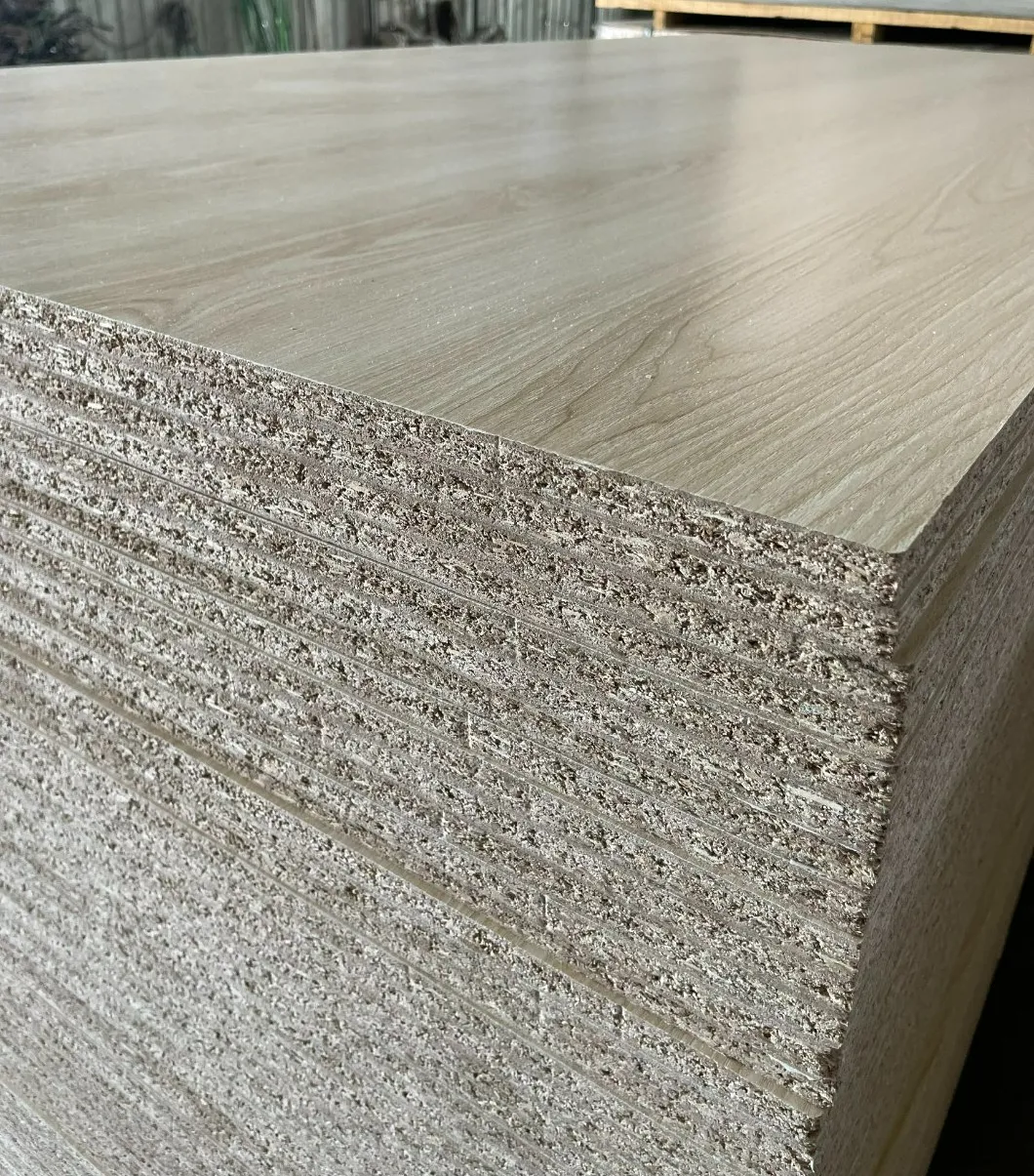 18mm Melamine Particle Board Chipboard for Cabinet and Home Furniture