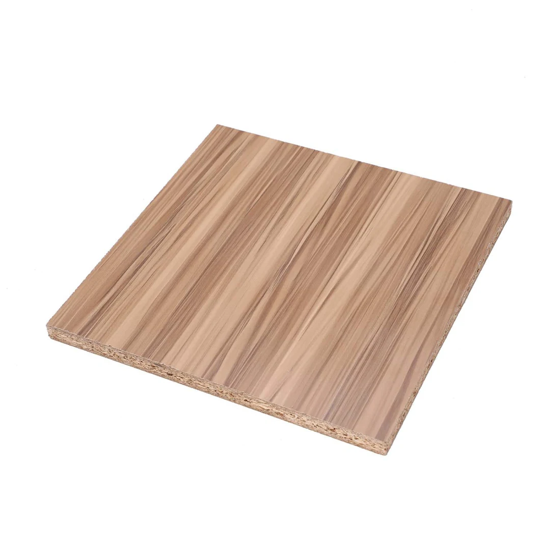 Melamine Laminated Particle Board for Panel Furniture/Plain Particle Board/Different Colors Chip Board