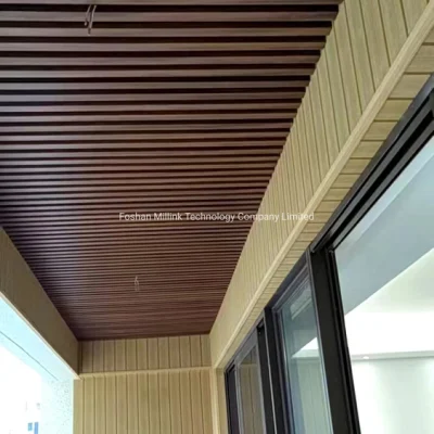 Pannello decorativo per controsoffitto/tubo da soffitto per interni in PVC/WPC