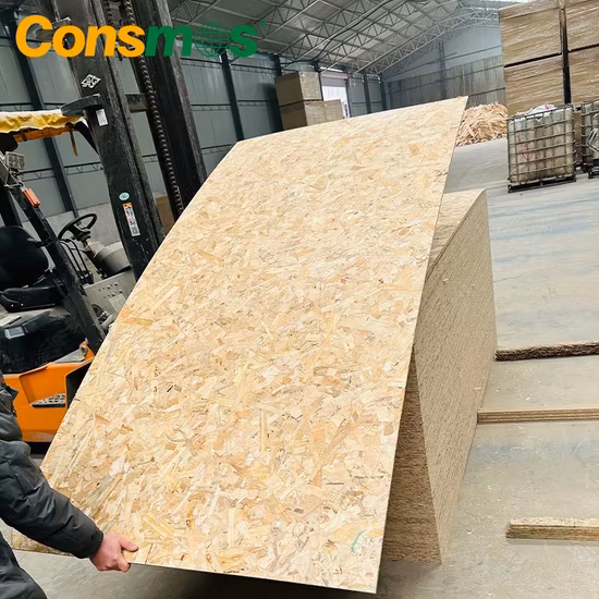 Pannello OSB / Pannello a trefoli orientati per mobili Fabbrica cinese OSB in melamina