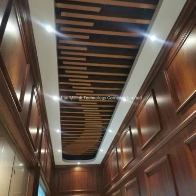 Tubo da soffitto decorativo durevole in PVC realizzato su misura in WPC-PVC